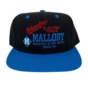 Vintage Milwaukee Electric Tools Mallory Tool Supply Hat Snapback K-Product